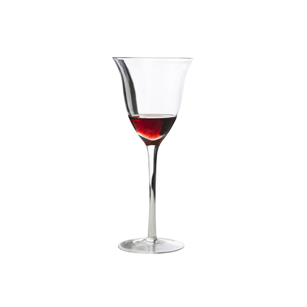 Manual Blown Red Wine Glass